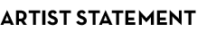 artist statement