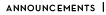 announcements
